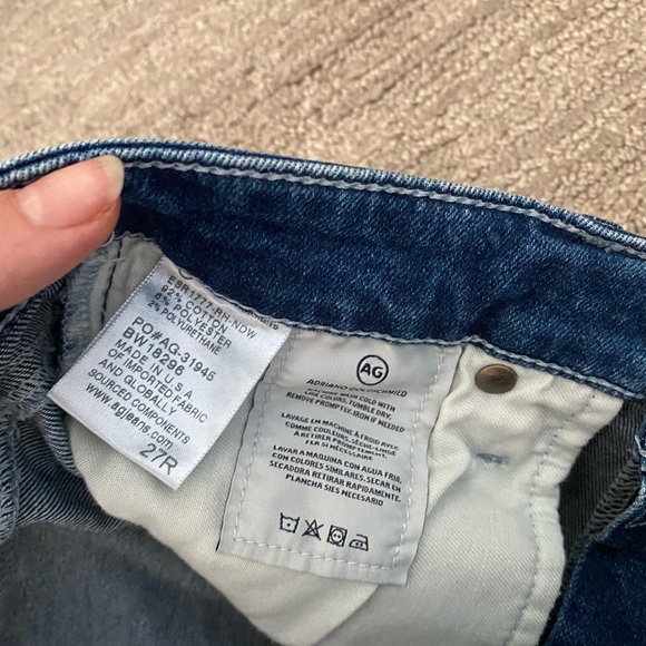 AG Farrah Skinny Ankle Jeans with Raw Hem - Picture 6 of 7